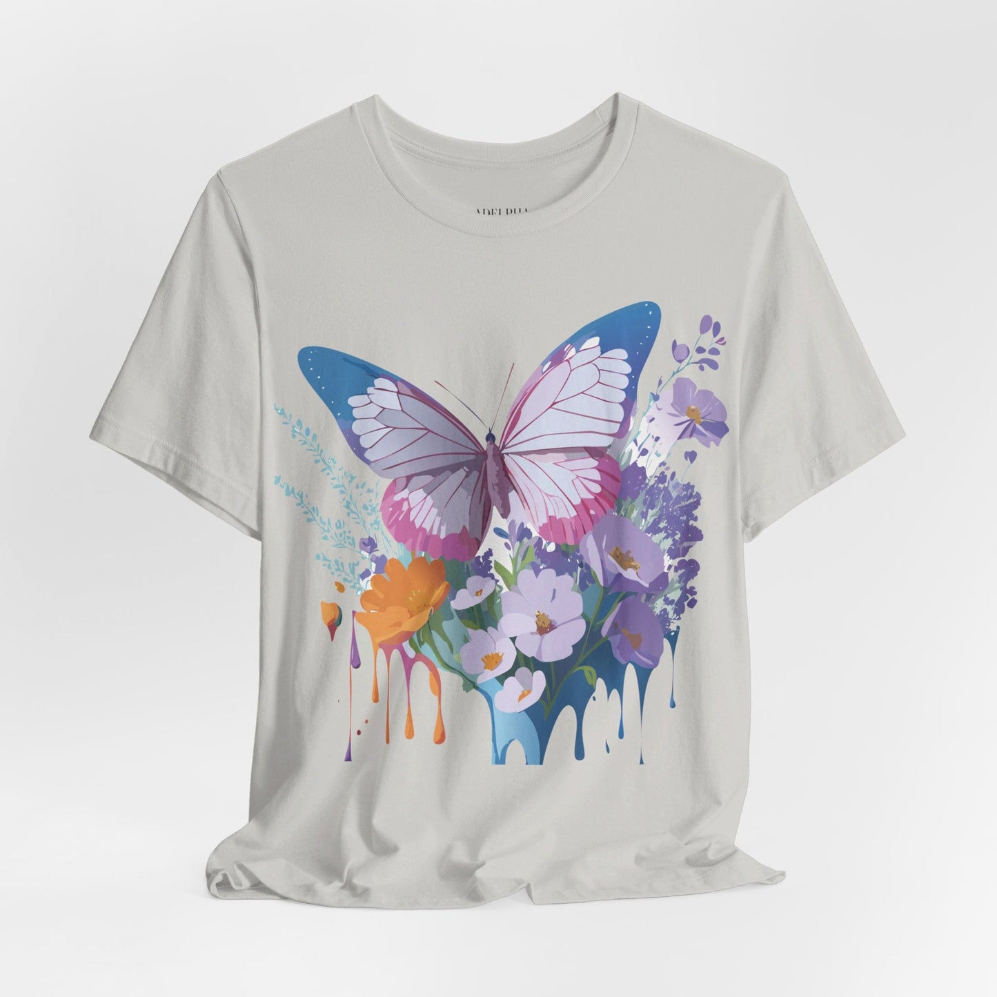 Unisex Butterfly Graphic Tee Adelpha Art Design Vintage Inspired Jersey Tee