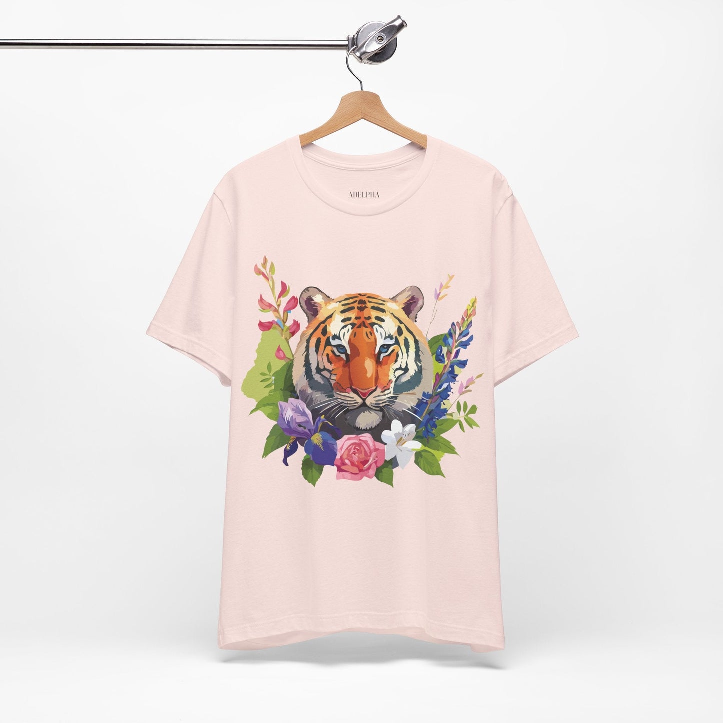 Tiger Shirt Unisex Jersey Short Sleeve Graphic Tee With Vintage Inspired Artwork From Adelpha