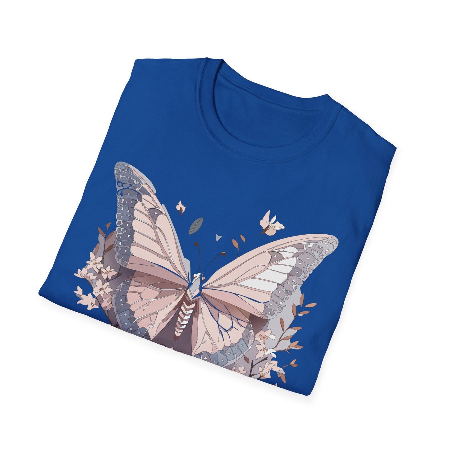 Butterfly Shirt Unisex Gildan Softstyle 64000 Monarch Butterfly Tee 100 Percent Ring Spun Cotton