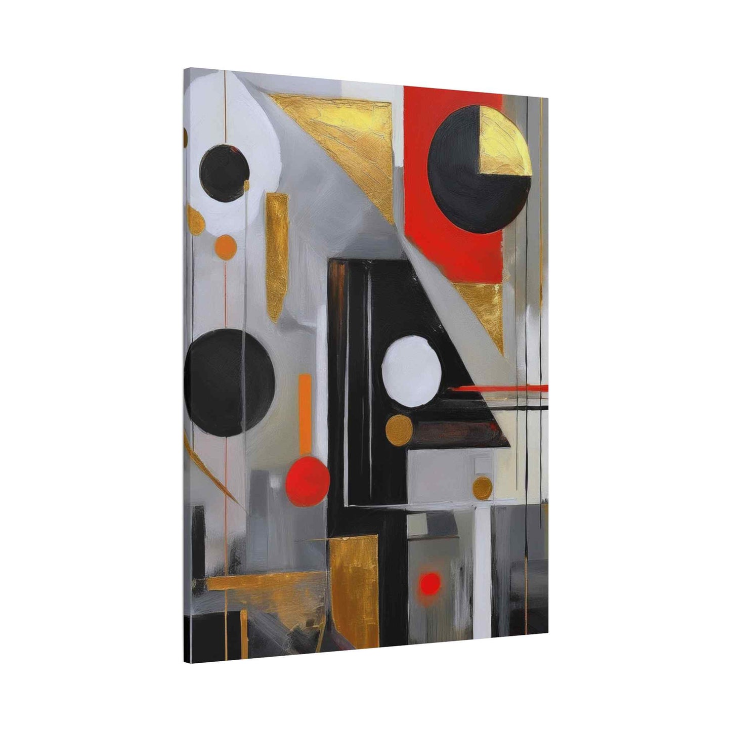 Red Abstract Painting Print Canvas 20x24,20x30,24x30, 24x32,24x36,30x40, 32x48,36x48,40x60 Pine-Wood Inner Frame ABS-23