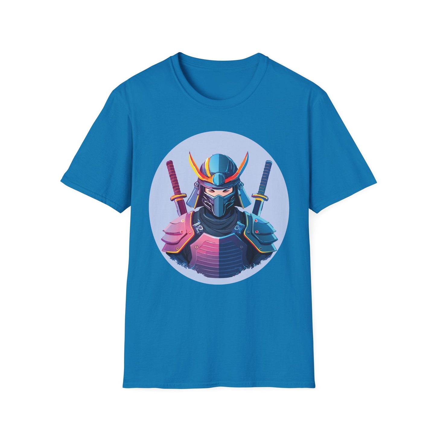 Samurai T Shirt Unisex Softstyle Gildan 64000 Breathable Cotton Tee For Everyday Wear