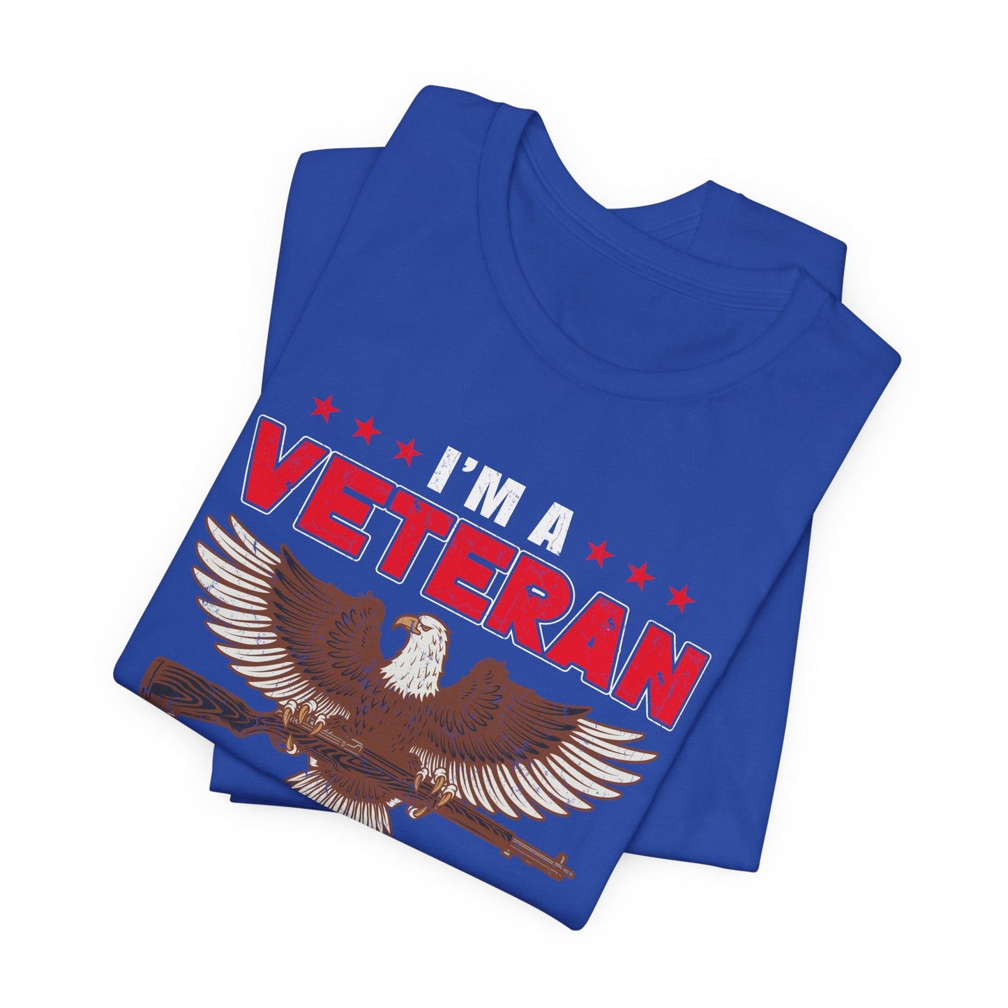 Army Veteran Patriotic Graphic Design Unisex Cotton T-Shirt v35