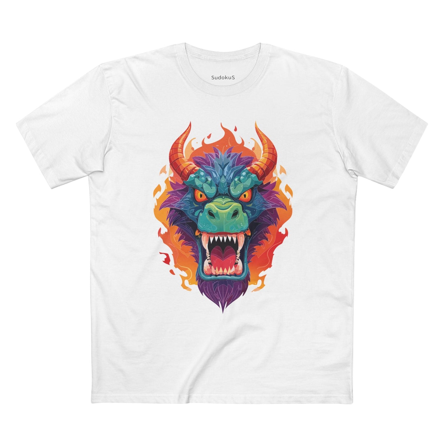 Cartoon Monsters Graphic Unisex 100 Cotton Staple Tee 13