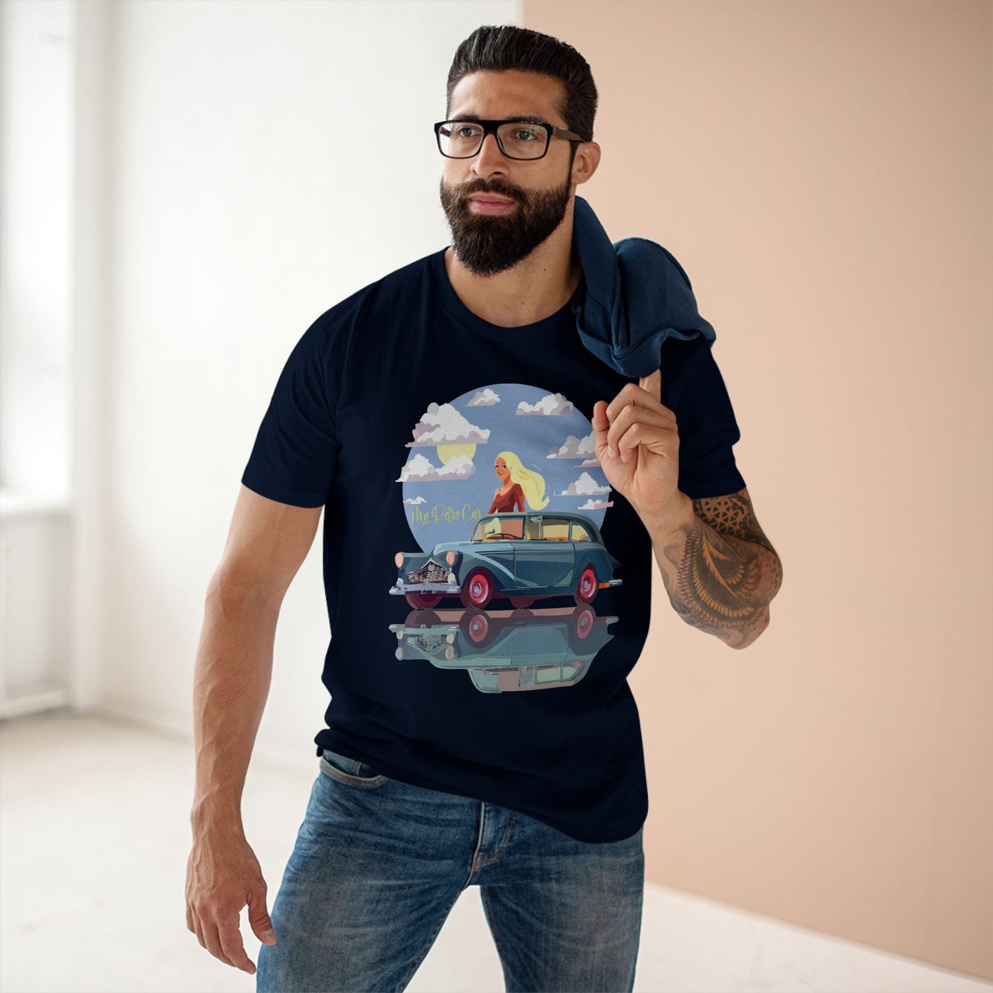 Retro Car Shirts Vintage Car Shirts RC 12 Unisex Premium Cotton Art Design Tee Collection
