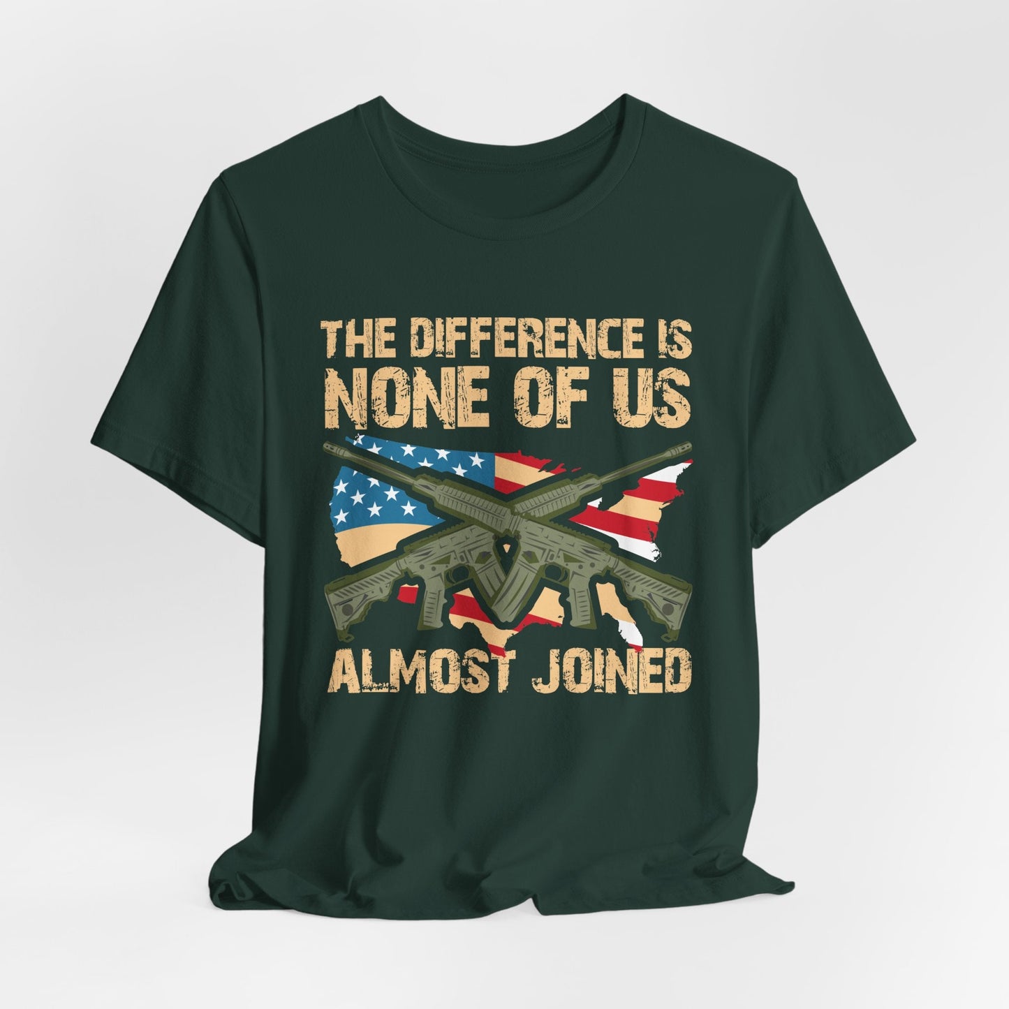 Army Veteran Patriotic Graphic Design Unisex Cotton T-Shirt v18