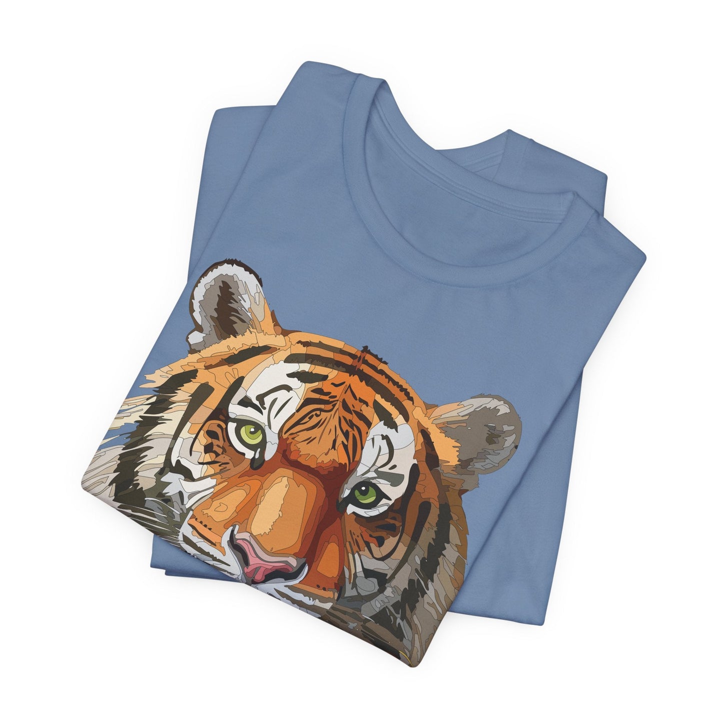 Unisex Animal Art Design Tee Shirt Wild Animals Graphic Tee Softstyle Gildan 64000