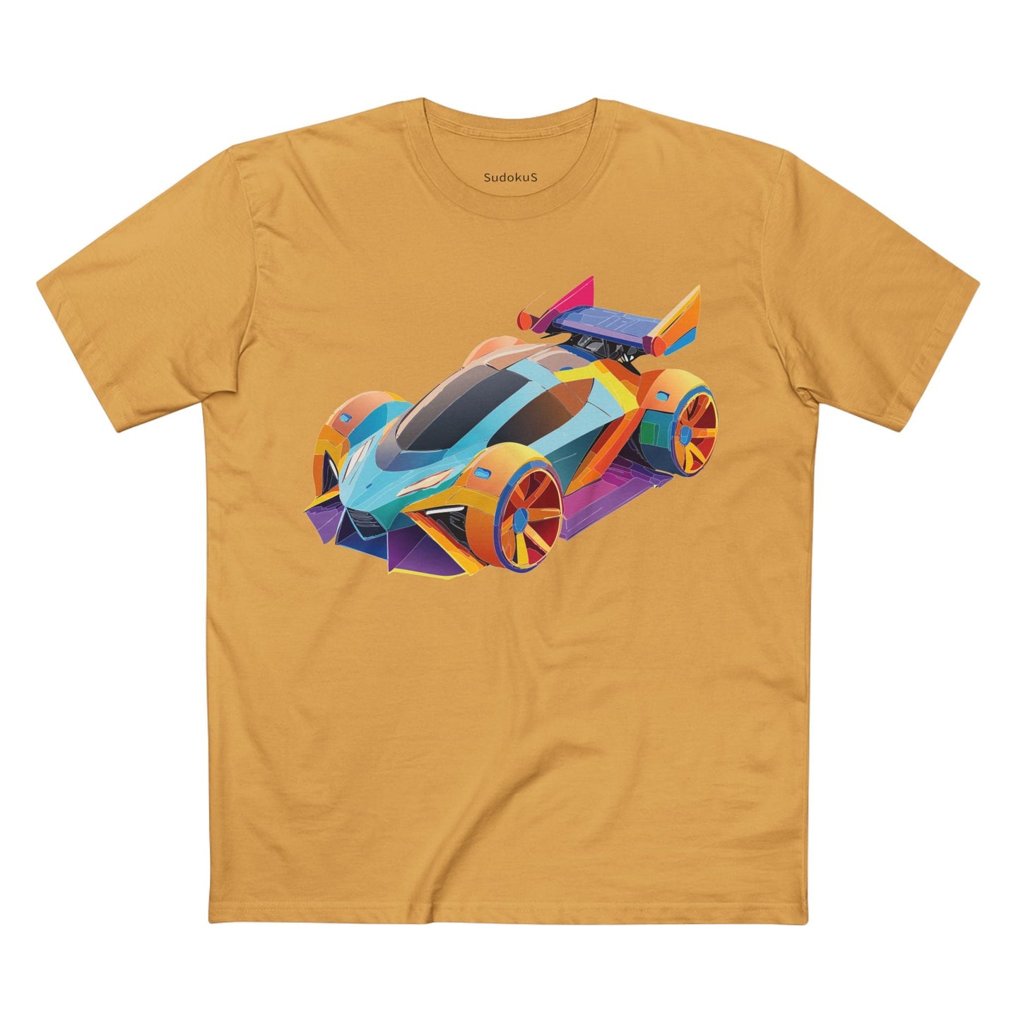 Car Graphic Unisex 100 Cotton Staple Tee 23