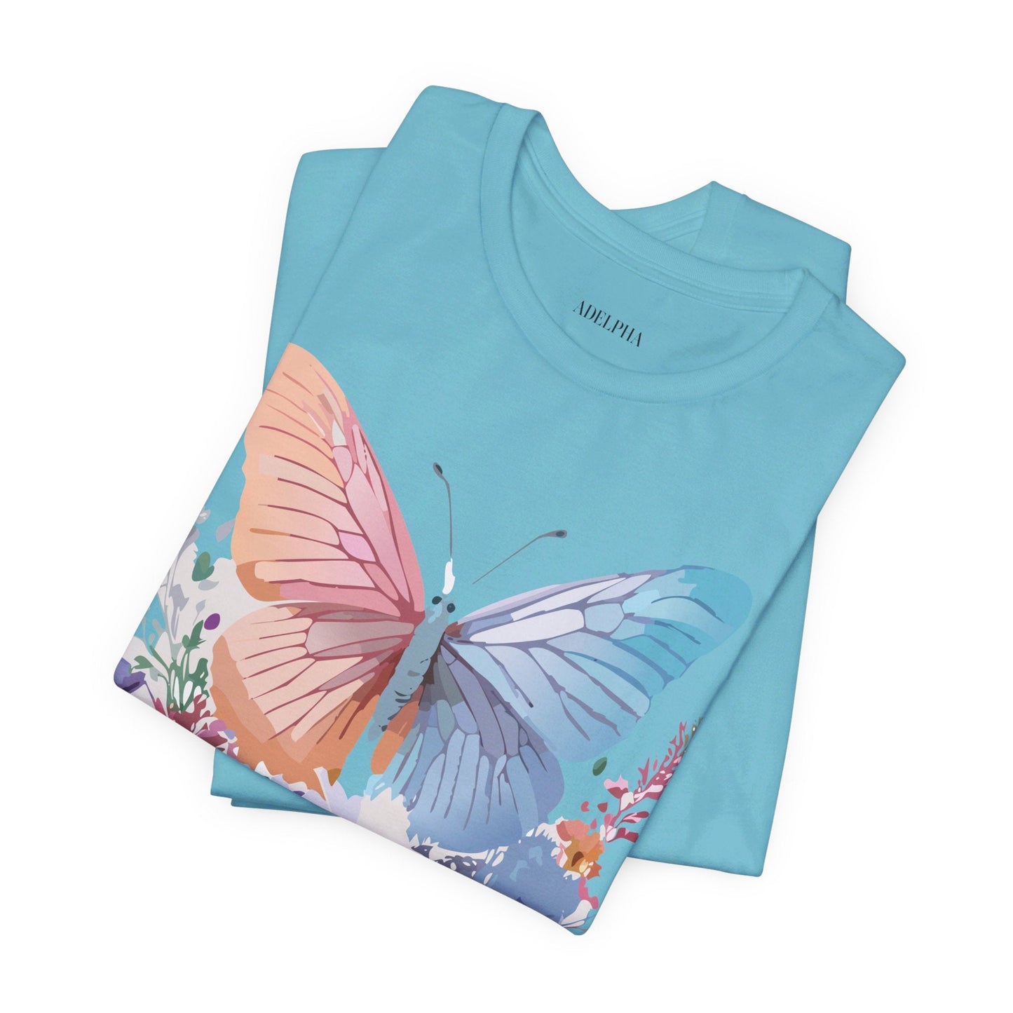 Butterfly Graphic T Shirt Unisex Adelpha Artwork Tee Vintage Style