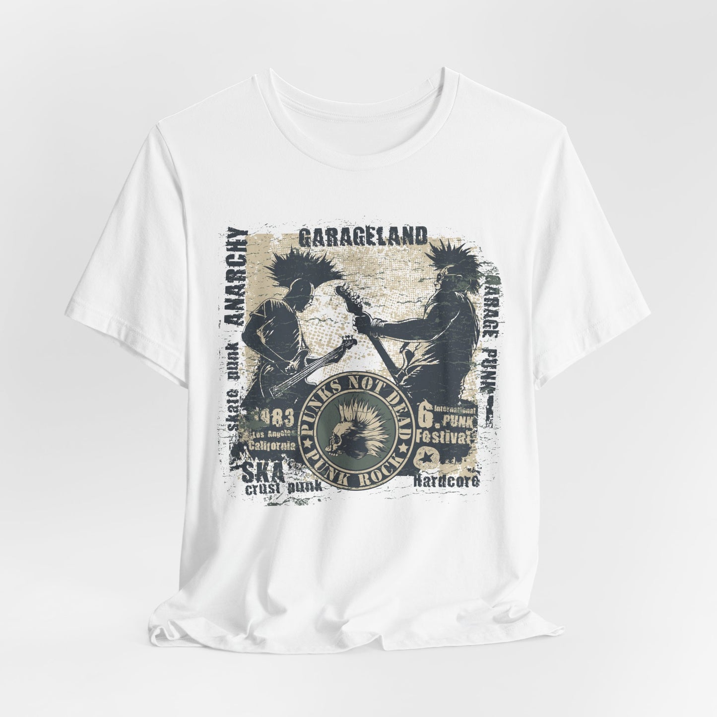 Punk Rock Graphic Tee, Retro Graphic T-Shirt, Artistic Vintage T-Shirt, Vintage Shirt, Retro Tee, Art Design Music Tees