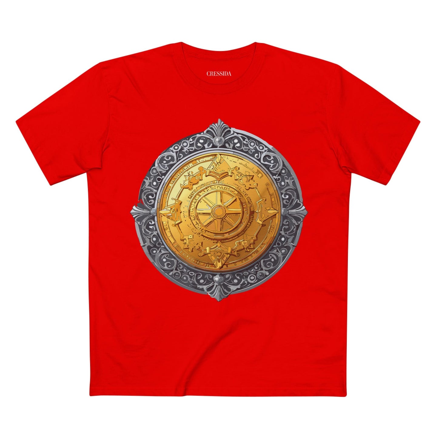 Antique Gold Coin Graphic Design T-Shirt Unisex 100 Cotton With Golden Print Artwork Tee 10