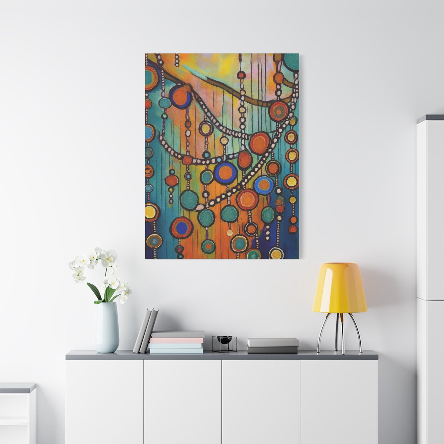 Abstract Oil Painting Print Canvas 20x24,20x30,24x30 24x32,24x36,30x40 32x48,36x48,40x60 Pine-Wood Inner Frame ABS-100