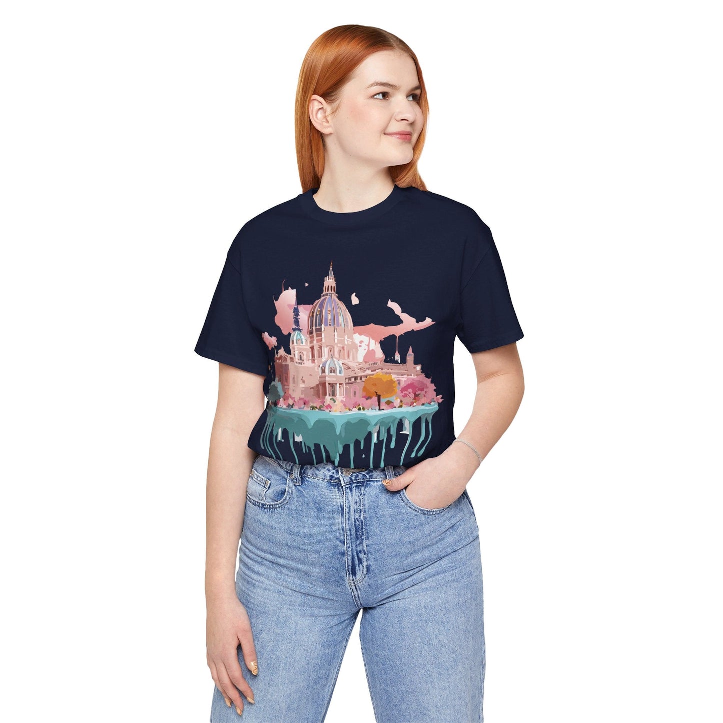 Vienna Tourist Graphic Tee Unisex Jersey Short Sleeve Vintage Inspired Artwork by Adelpha