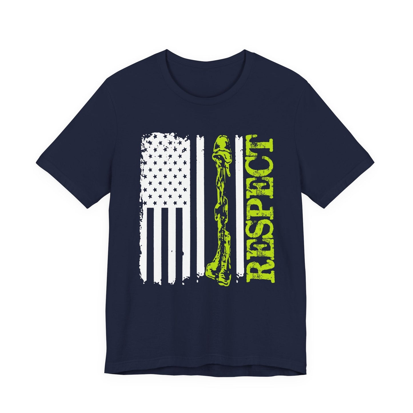 Army Veteran Patriotic Graphic Design Unisex Cotton T-Shirt v57