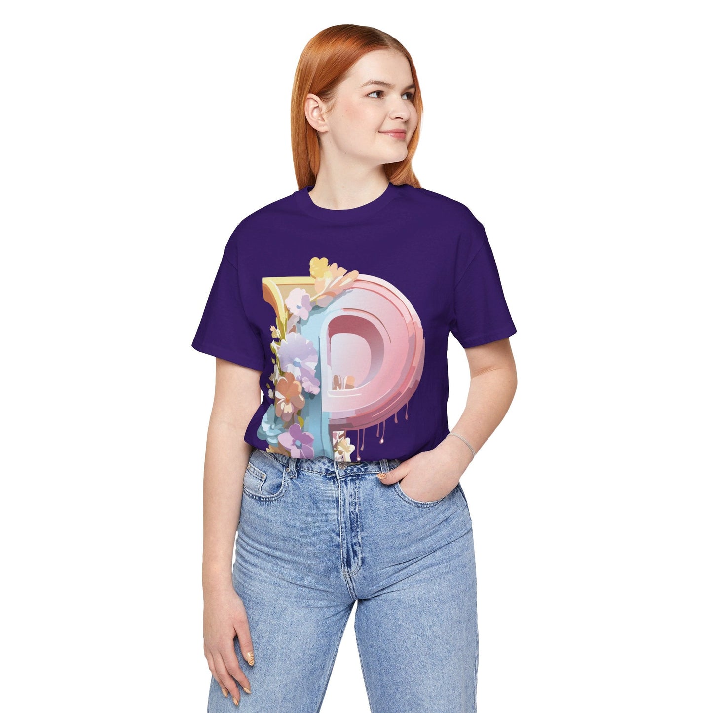 Letter P Shirt Graphic Tee Unisex Jersey Short Sleeve Adelpha Vintage Inspired Artwork