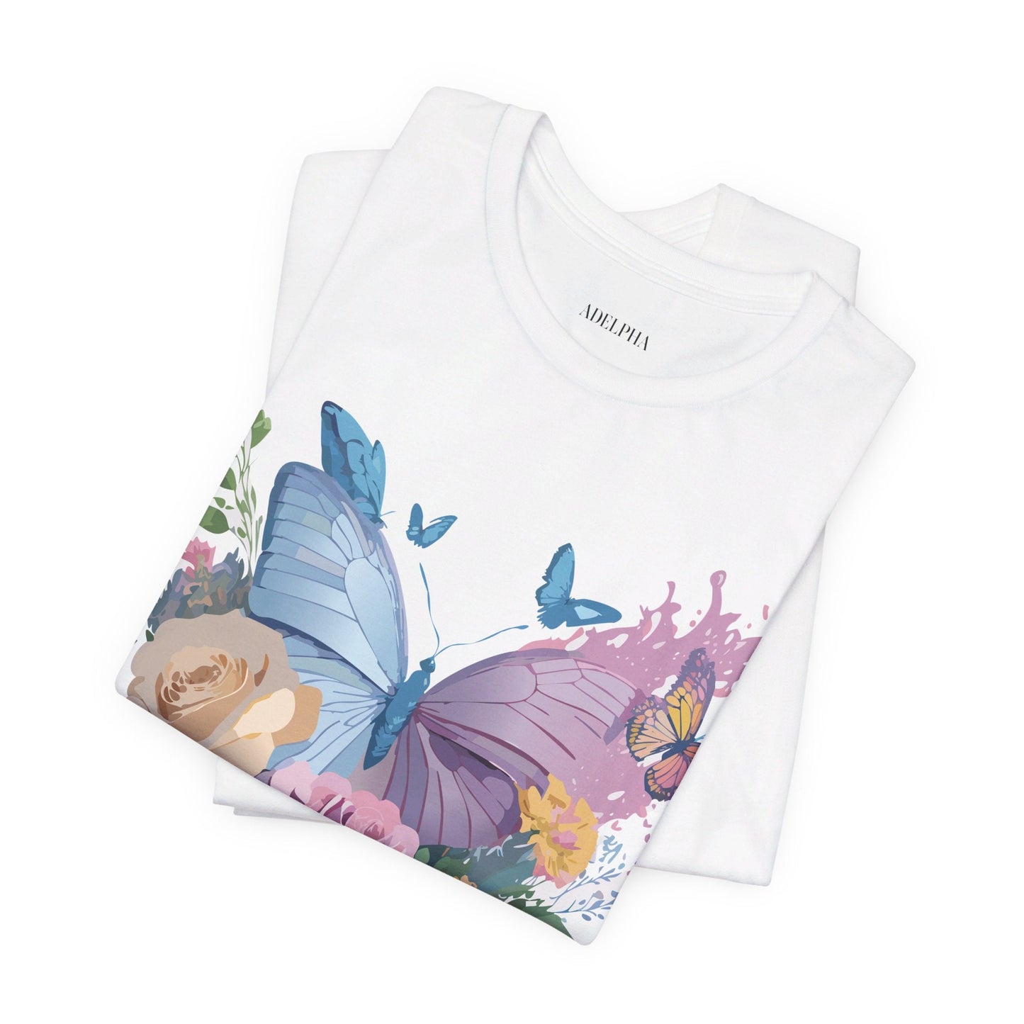 Butterfly Graphic Tee Unisex Jersey Short Sleeve Shirt Adelpha Art Design