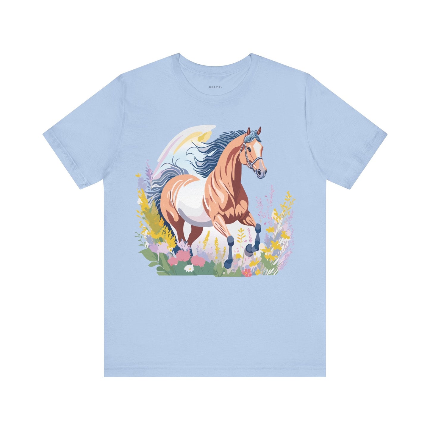 Horse Graphic Unisex 100 Cotton Vintage Animal Art T-Shirt 5
