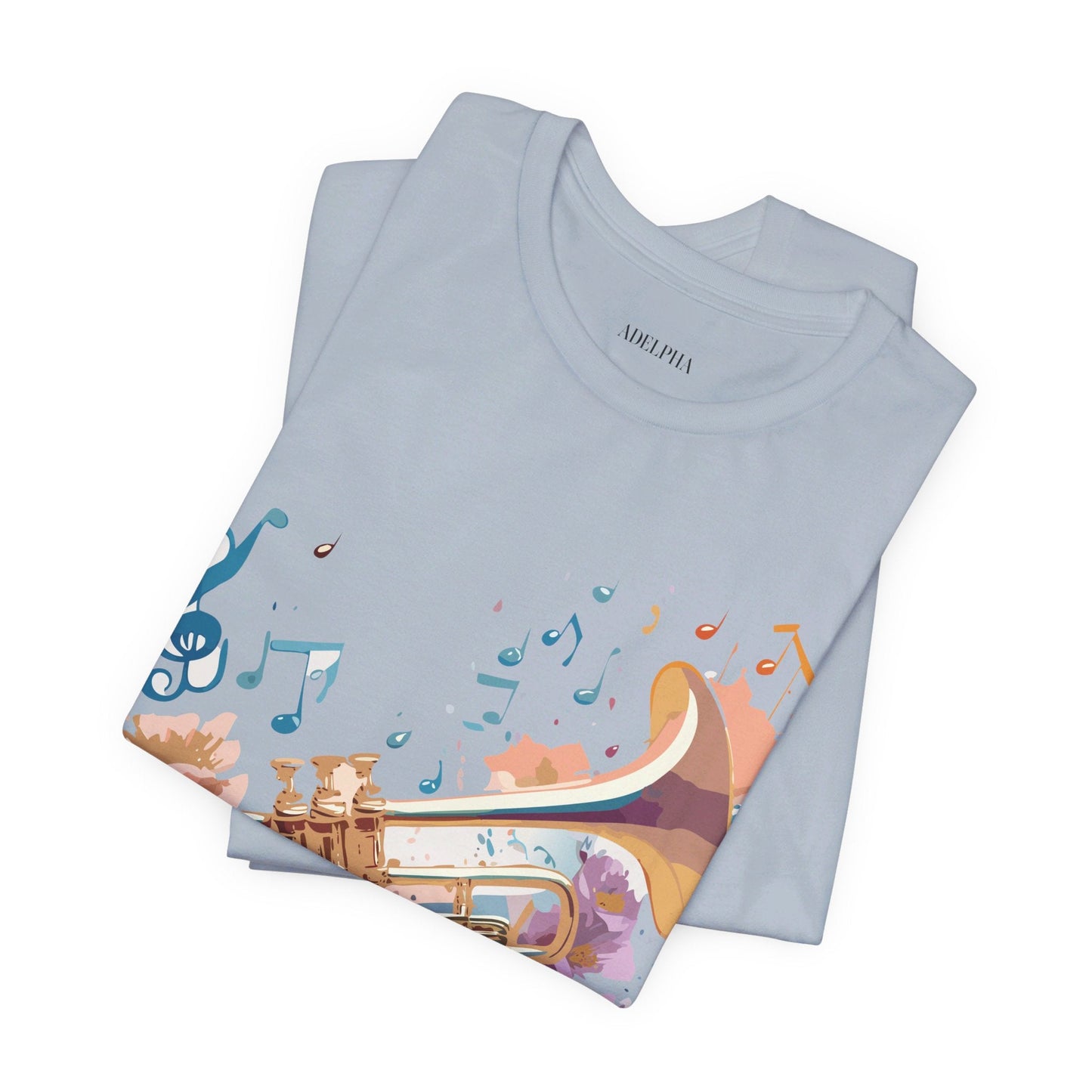 Music Graphic T Shirt Unisex Vintage Inspired Art Tee Adelpha Short Sleeve Design