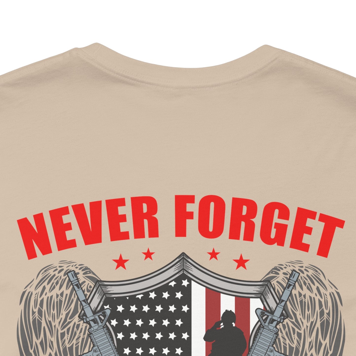 Army Veteran Patriotic Graphic Design Unisex Cotton T-Shirt v39