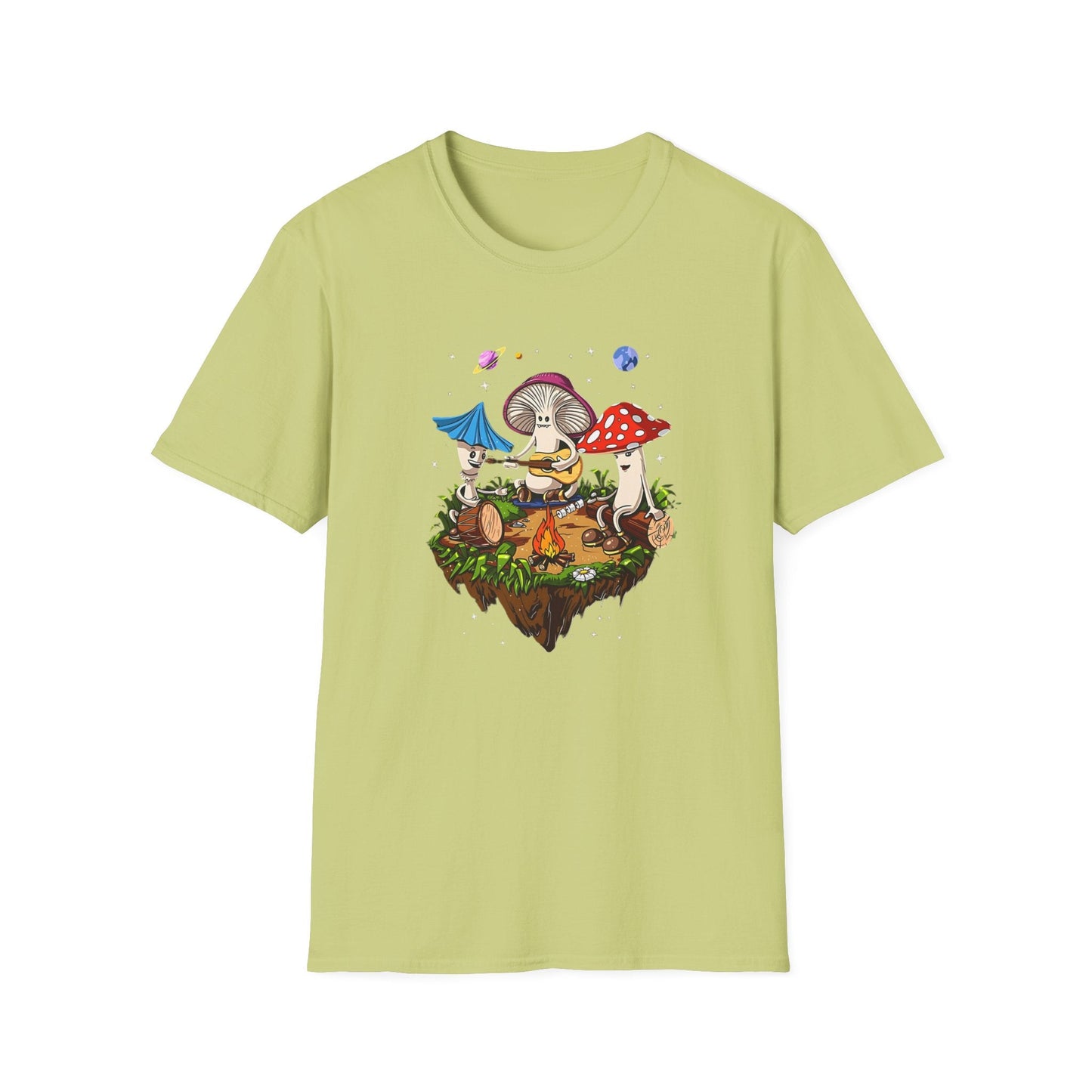 Mashroom Tee Shirt Unisex Funny Mashroom Design Gildan Softstyle 64000 Tee Softstyle Comfort