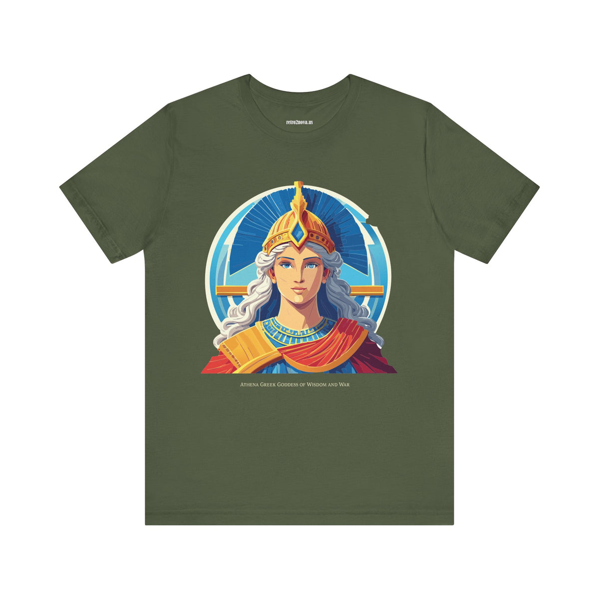 Goddess Graphic Unisex Cotton Bella+Canvas Tee with Athena