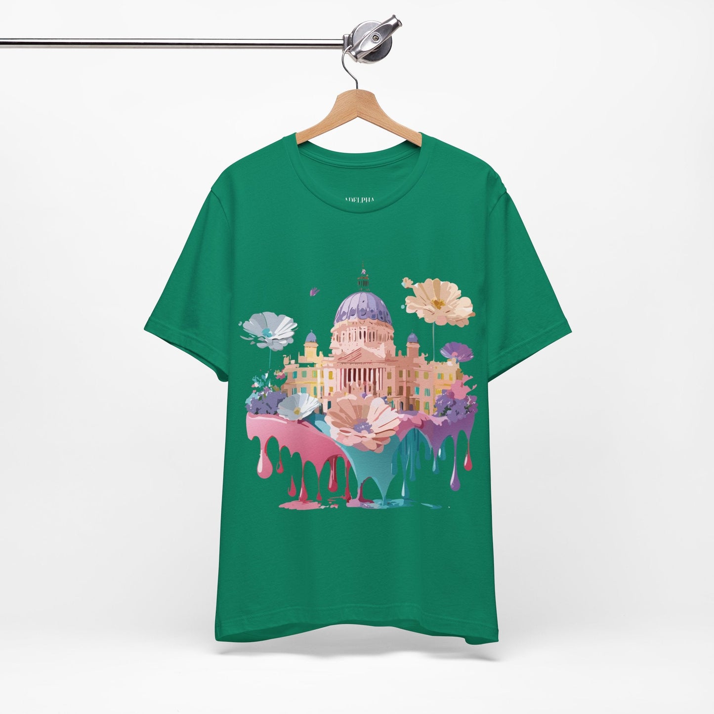 Madrid Tourist Shirt Graphic Tee Unisex Vintage Inspired Art Design Adelpha Brand
