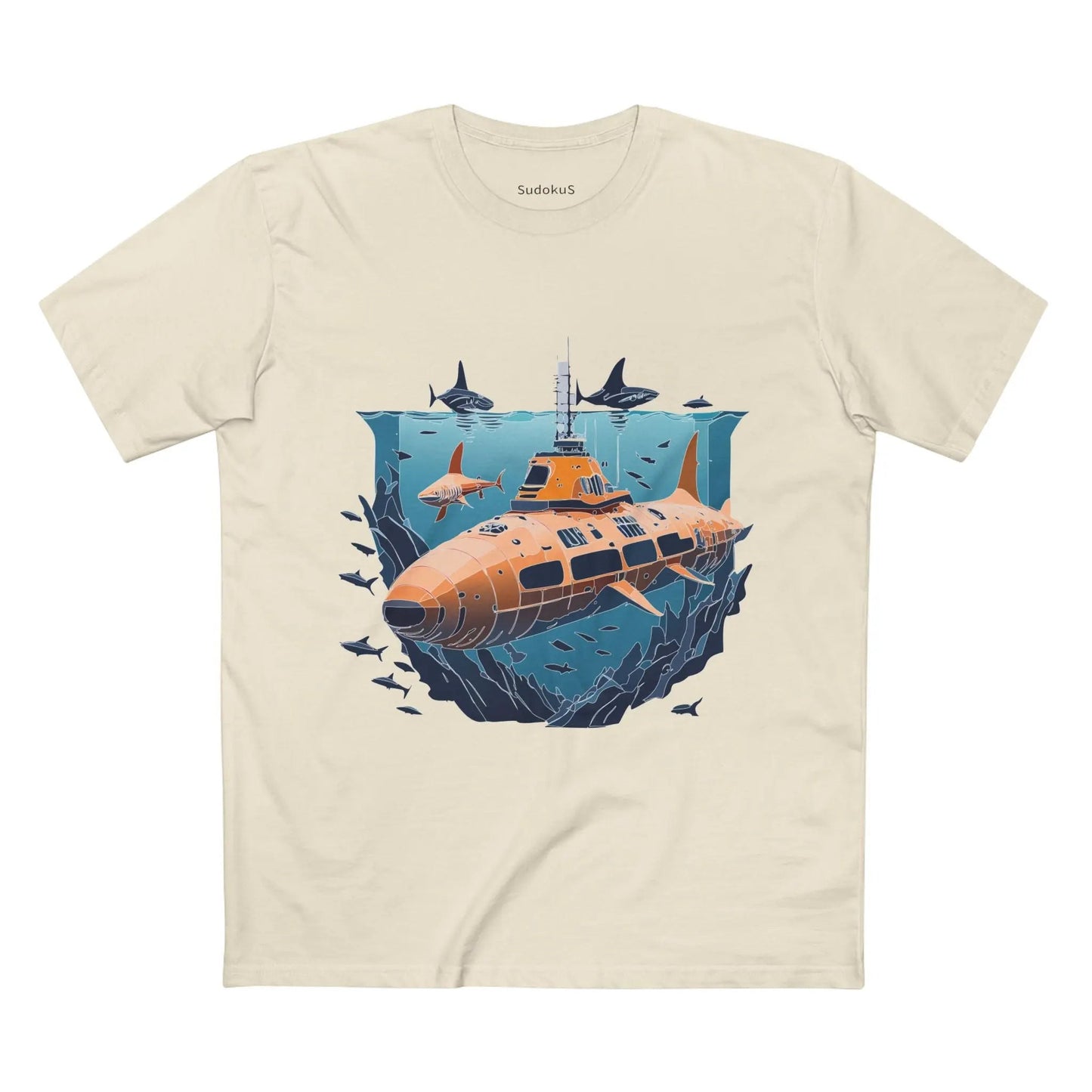 Ocean Coast Graphic Unisex 100 Cotton Staple Tee 13