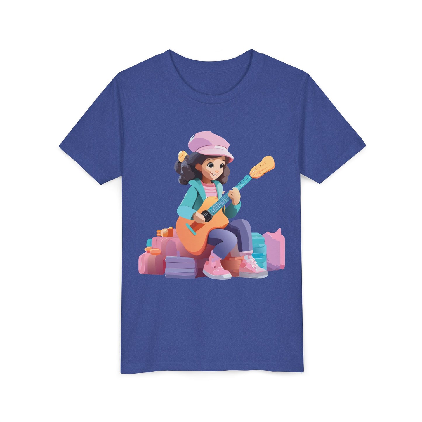 Camiseta gráfica de músico juvenil: perfecta para pequeños artistas y amantes de la música (de 9 a 14 años)