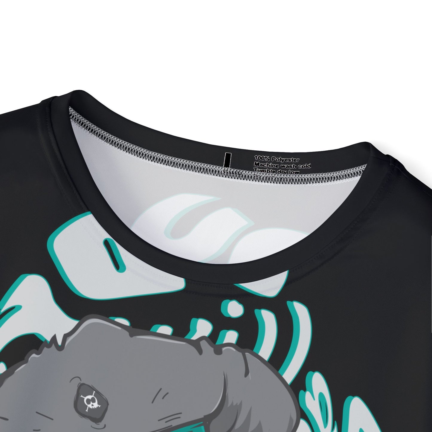 Be18 Fun Graphic T-Shirt, Art Design Poly Shirt, All Over Print Graphic Tee, Funny Print T-Shirt, Funny Cartoon Tee