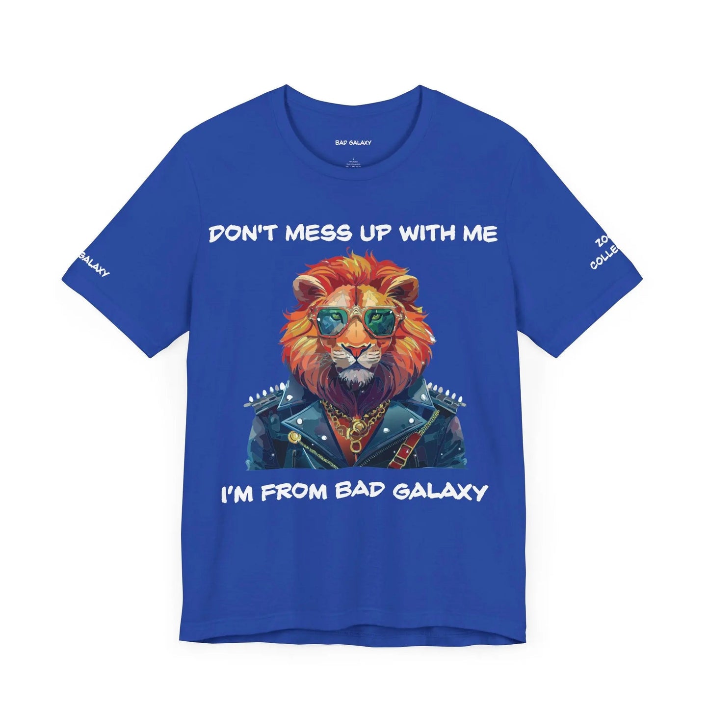 Bad Galaxy Animal T Shirt Made To Order 100 Percent Cotton Tee With Eco Friendly Inks Designed In US