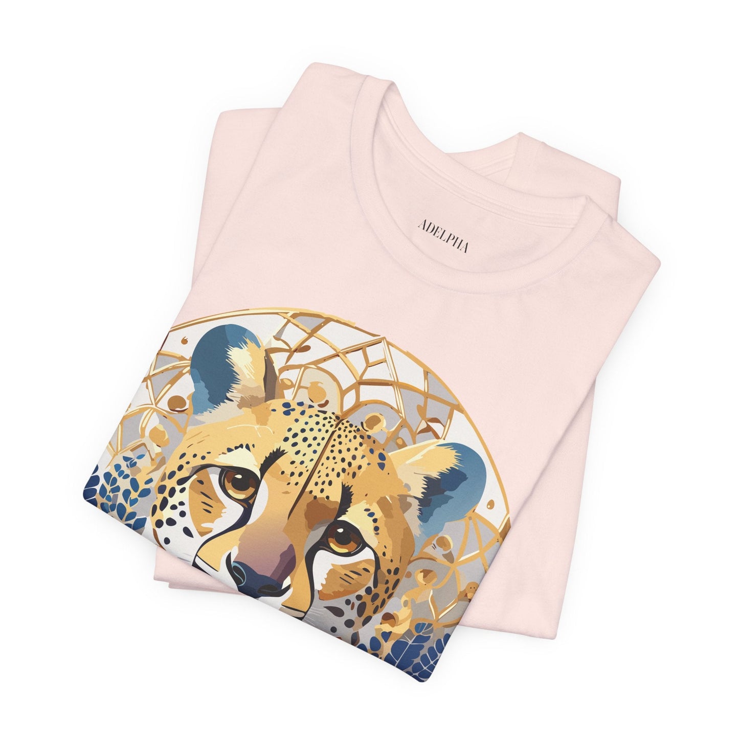 Medallion Graphic Unisex 100 Cotton Vintage Animal Medal Artwork Tee 53