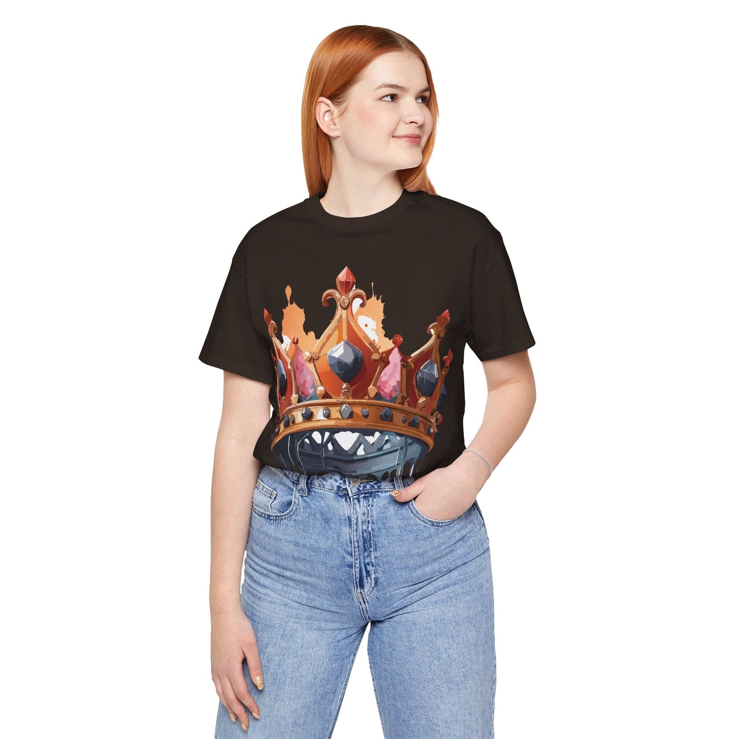 Adelpha Crown Graphic Tee Unisex Jersey Short Sleeve Art Design Vintage Inspired Shirt