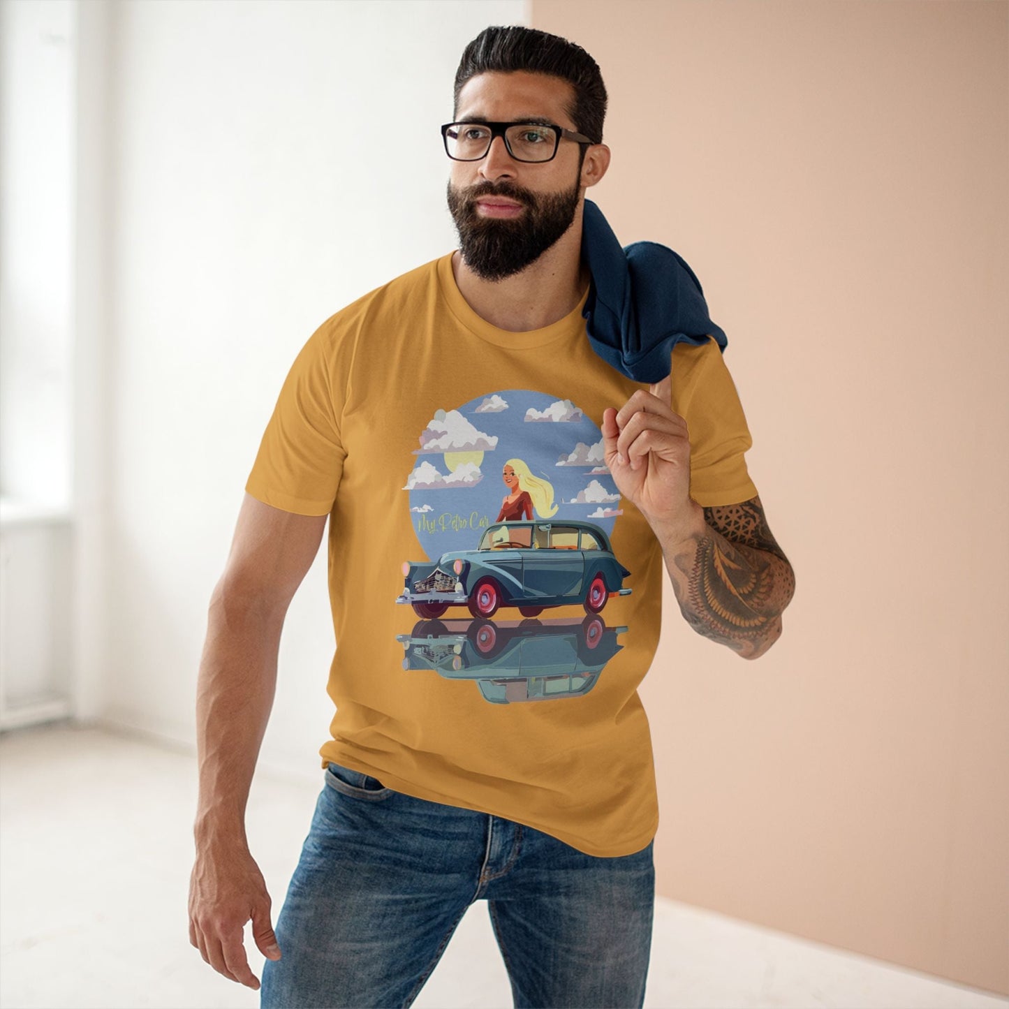 Retro Car Shirts Vintage Car Shirts RC 12 Unisex Premium Cotton Art Design Tee Collection