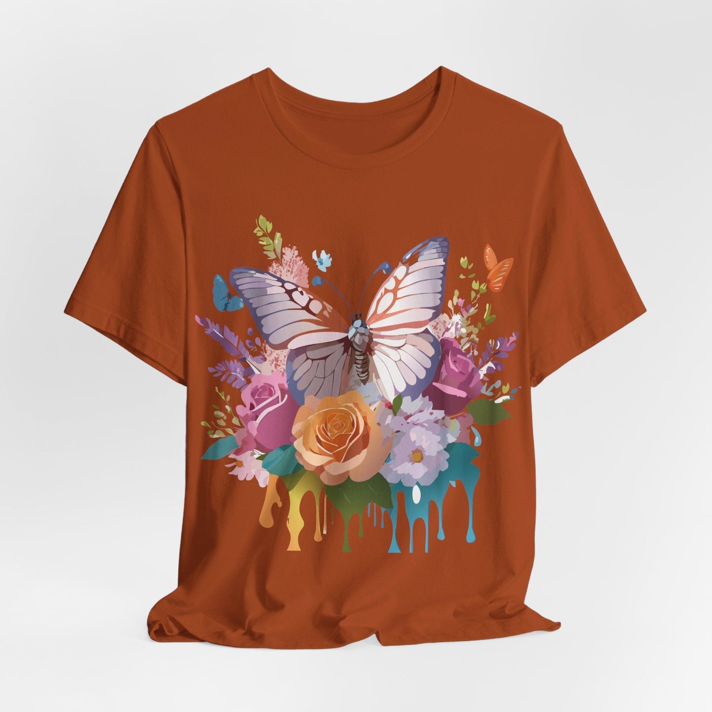 Adelpha Butterfly Graphic Tee Art Design Vintage Unisex Short Sleeve Shirt