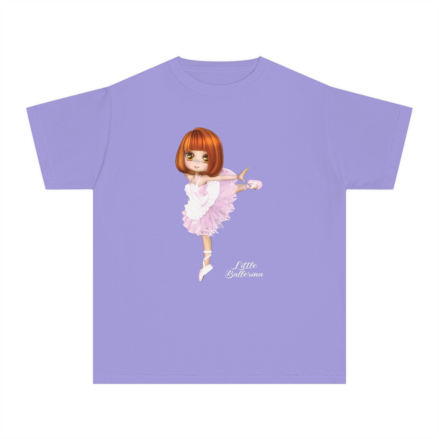 Youth Tee Shirt with Little Ballerina