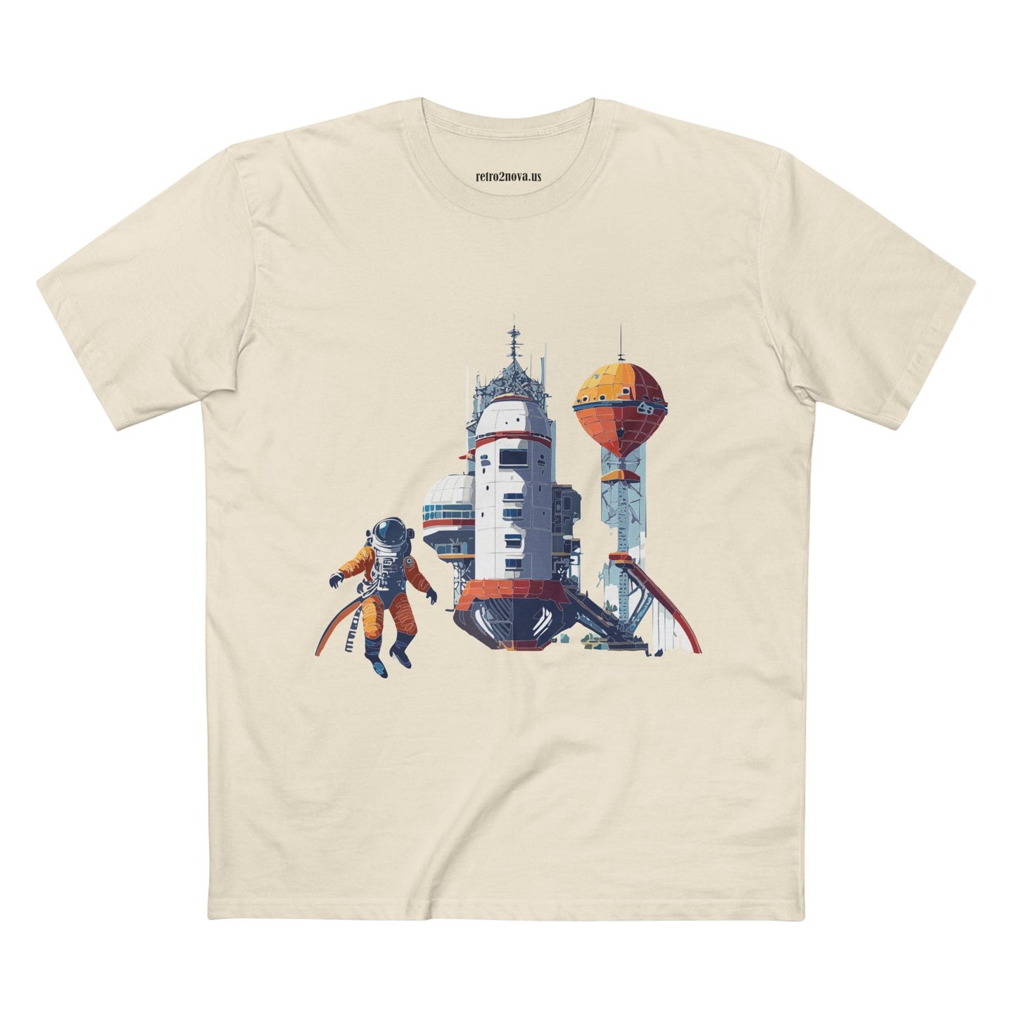 Cosmos Astronaut Shirt CS 10 Unisex Premium Cotton Tee With Original Art Design Collection