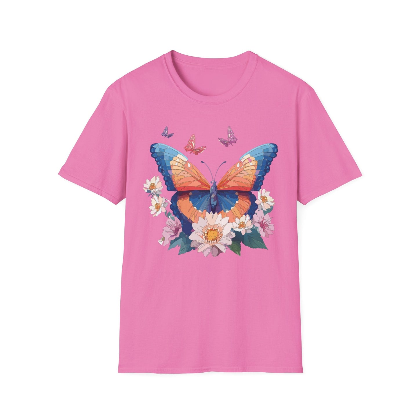 Monarch Butterfly Unisex Softstyle Tee Gildan 64000 Lightweight Breathable 100 Cotton Tee