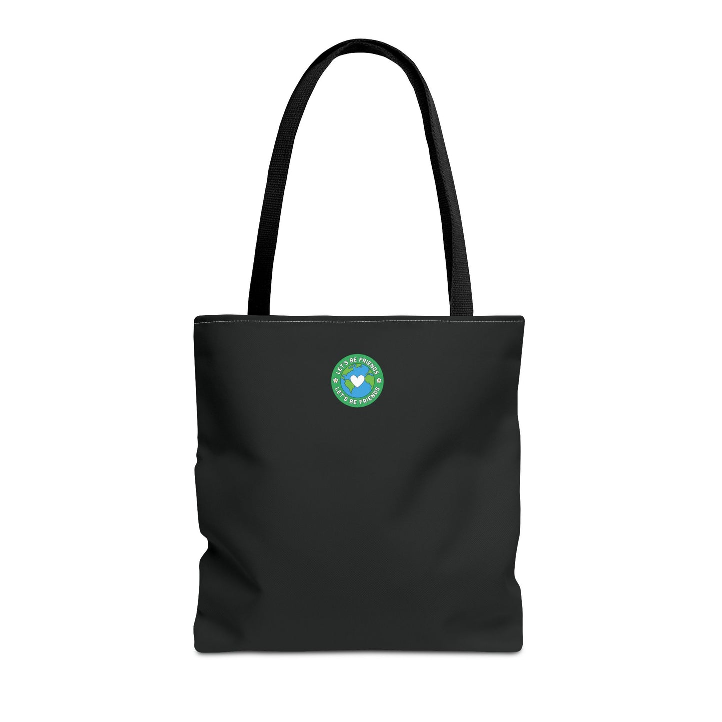 ECO BLACK COLOR CANVAS BAG HIGH-QUALITY 100% SPUN POLYESTER 3 SIZES BAG-E1