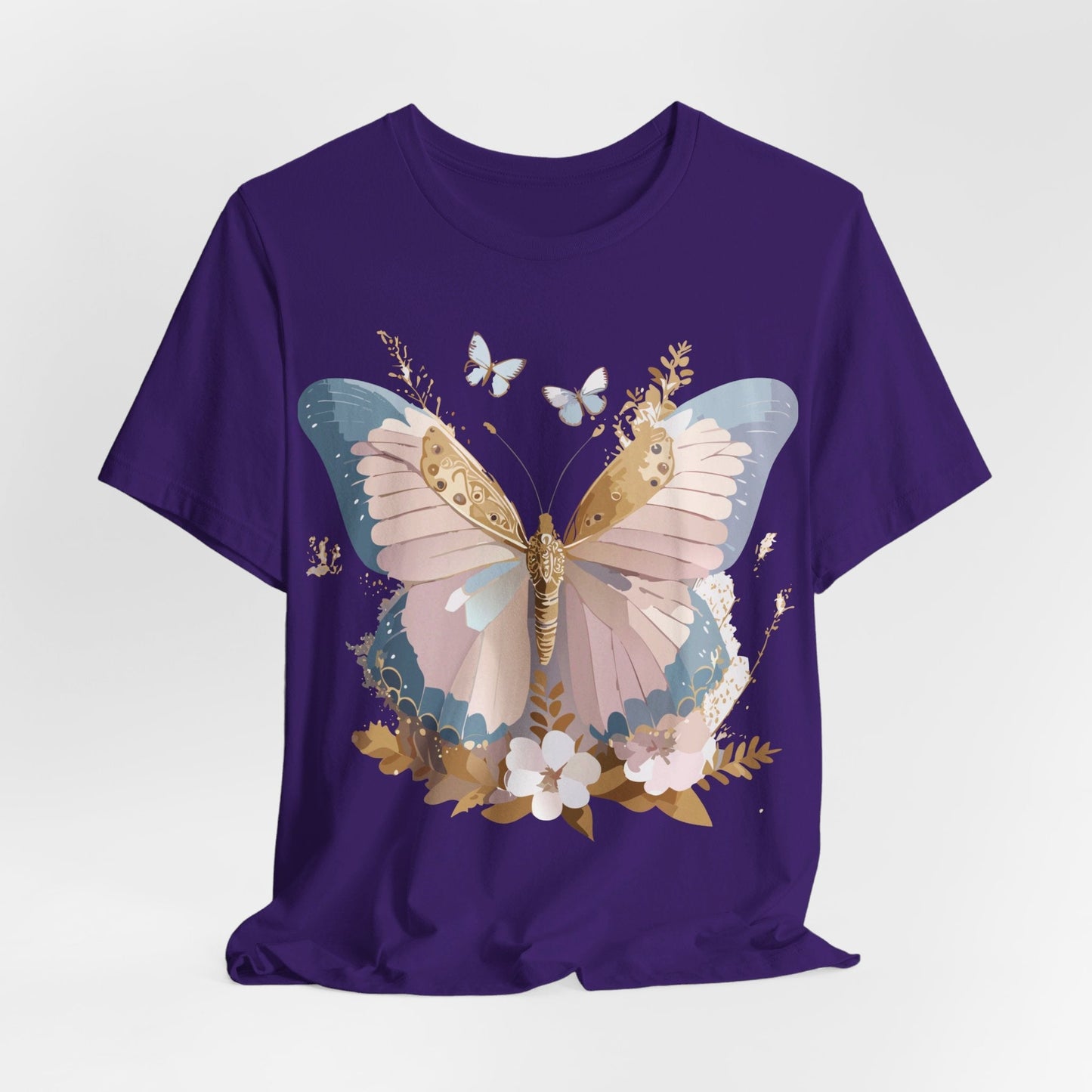 Butterfly Graphic Tee Unisex Short Sleeve Art Design By Adelpha