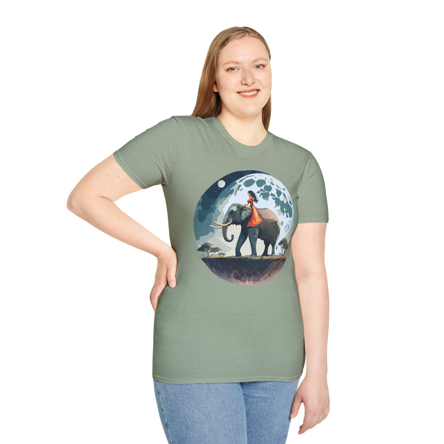 Womens Graphic T Shirt Art Design Tee SoftStyle Gildan 64000 100 Percent Ring Spun Cotton Comfort