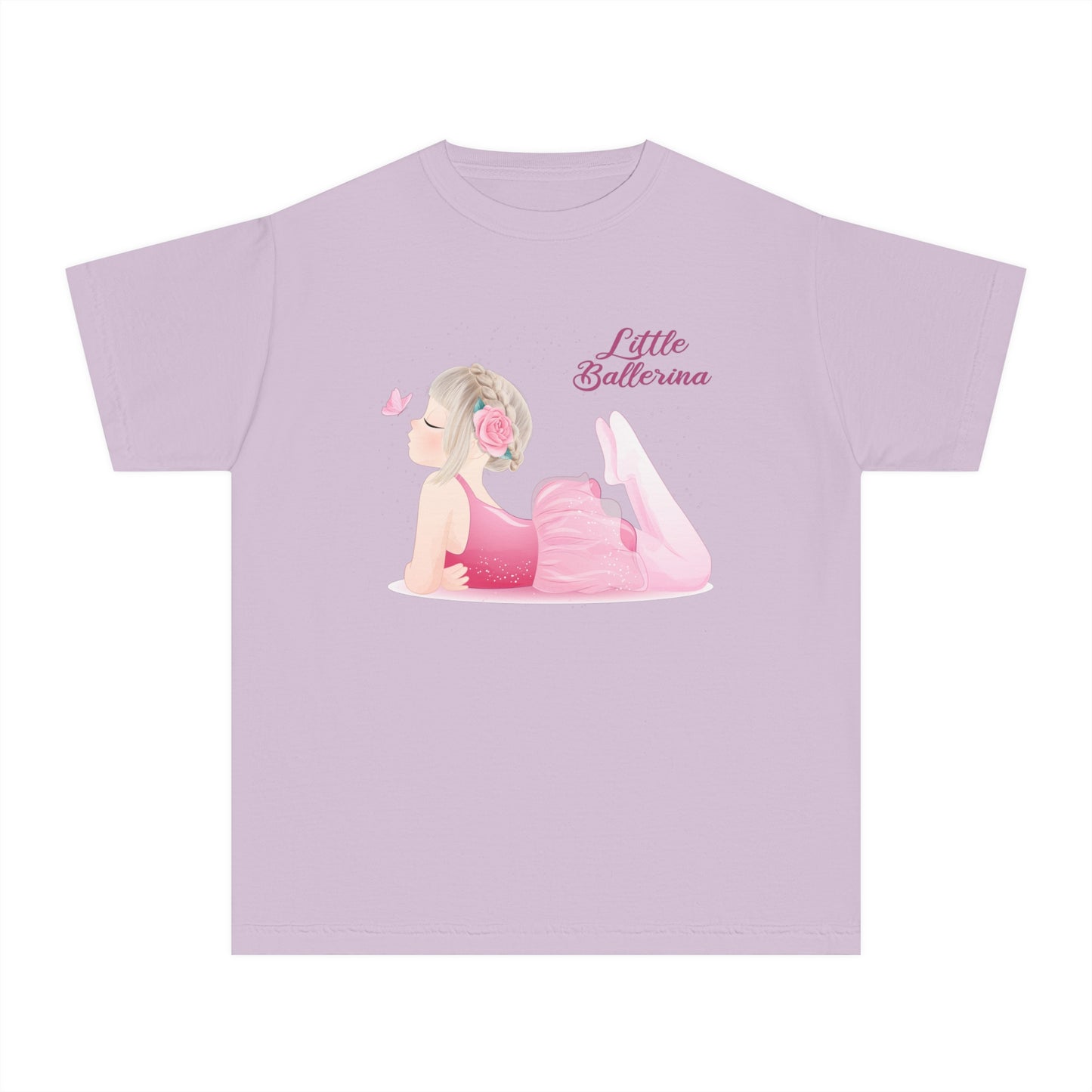 Youth Tee Shirt with Little Ballerina