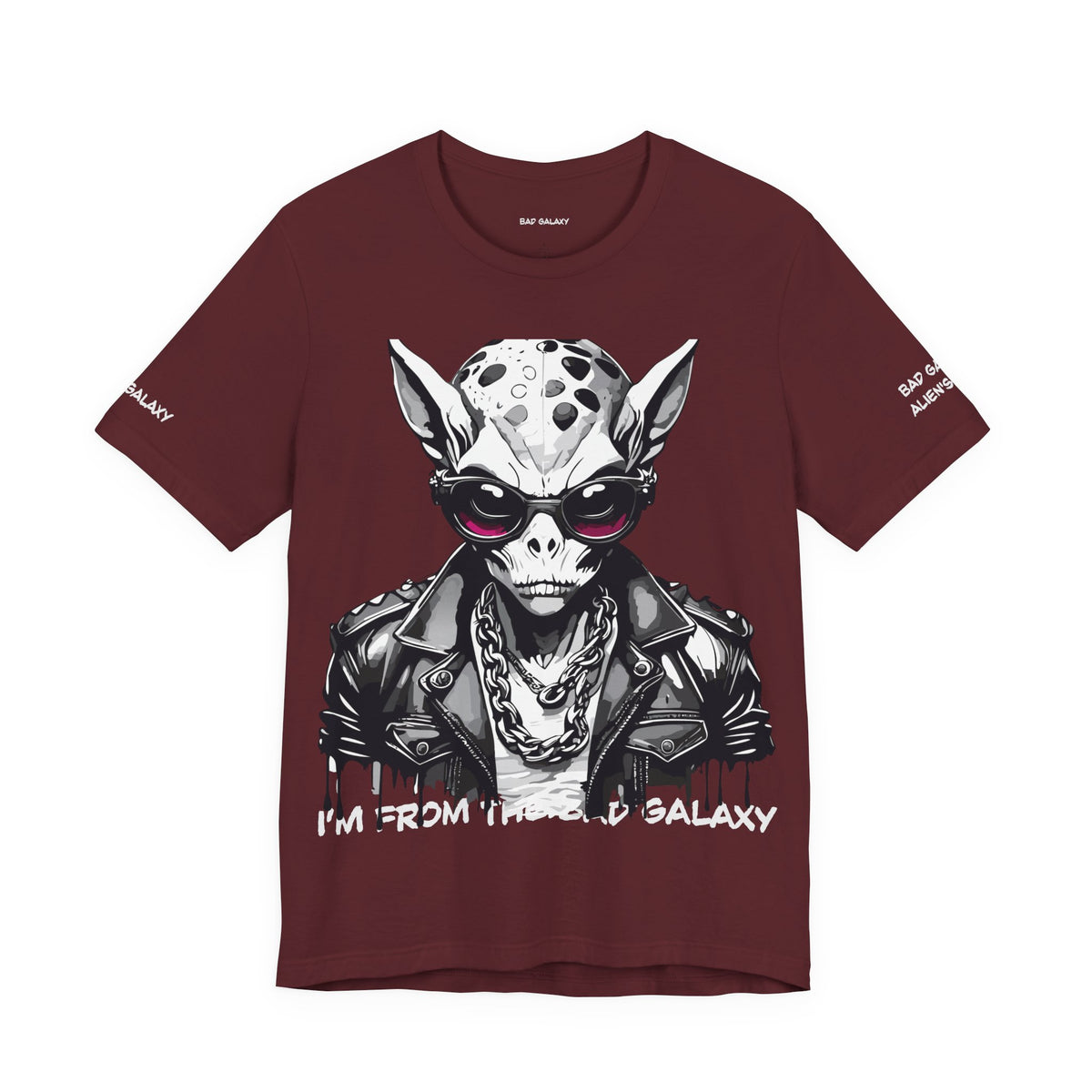 Alien Graphic Unisex Cotton Bella+Canvas Tee with Art Design b49