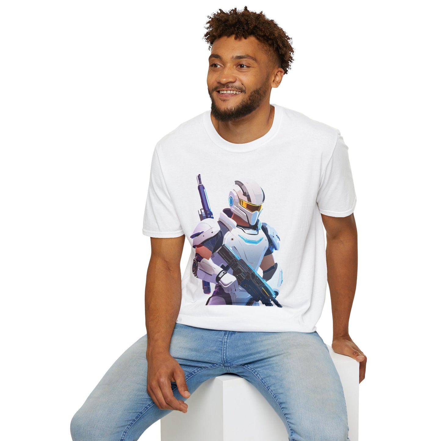 Robocop T Shirt Unisex Softstyle 64000 Gildan 100 Percent Ring Spun Cotton Graphic Tee