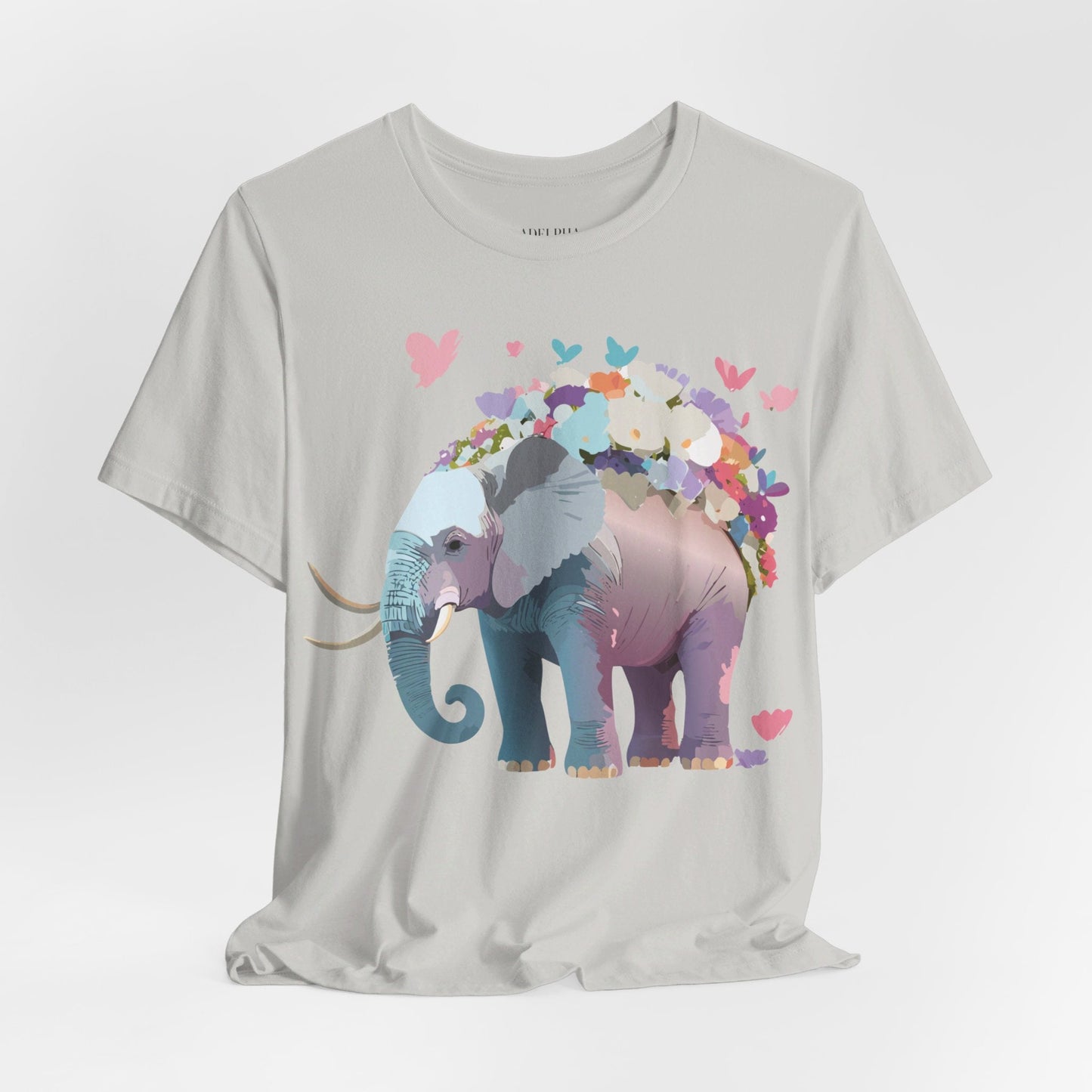 Elephant Graphic T Shirt Unisex Vintage Inspired Artwork By Adelpha Short Sleeve Tee