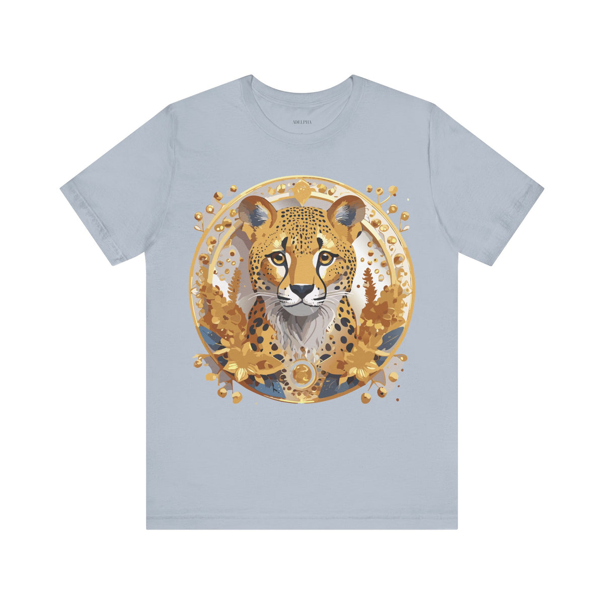 Medallion Graphic Unisex Cotton Bella+Canvas Tee with Art Design d55