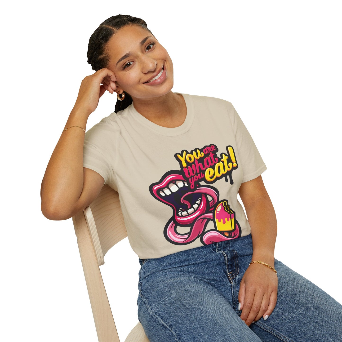 Cartoon T Shirt Animation T Shirt Funny Tee Shirt Unisex Softstyle Cotton Tee Premium
