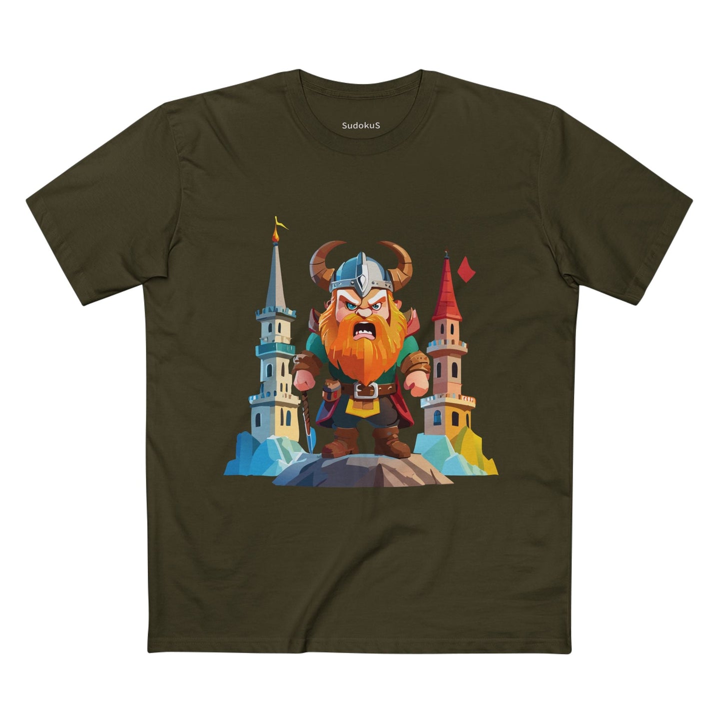 Viking Graphic Unisex 100 Cotton Staple Tee 10