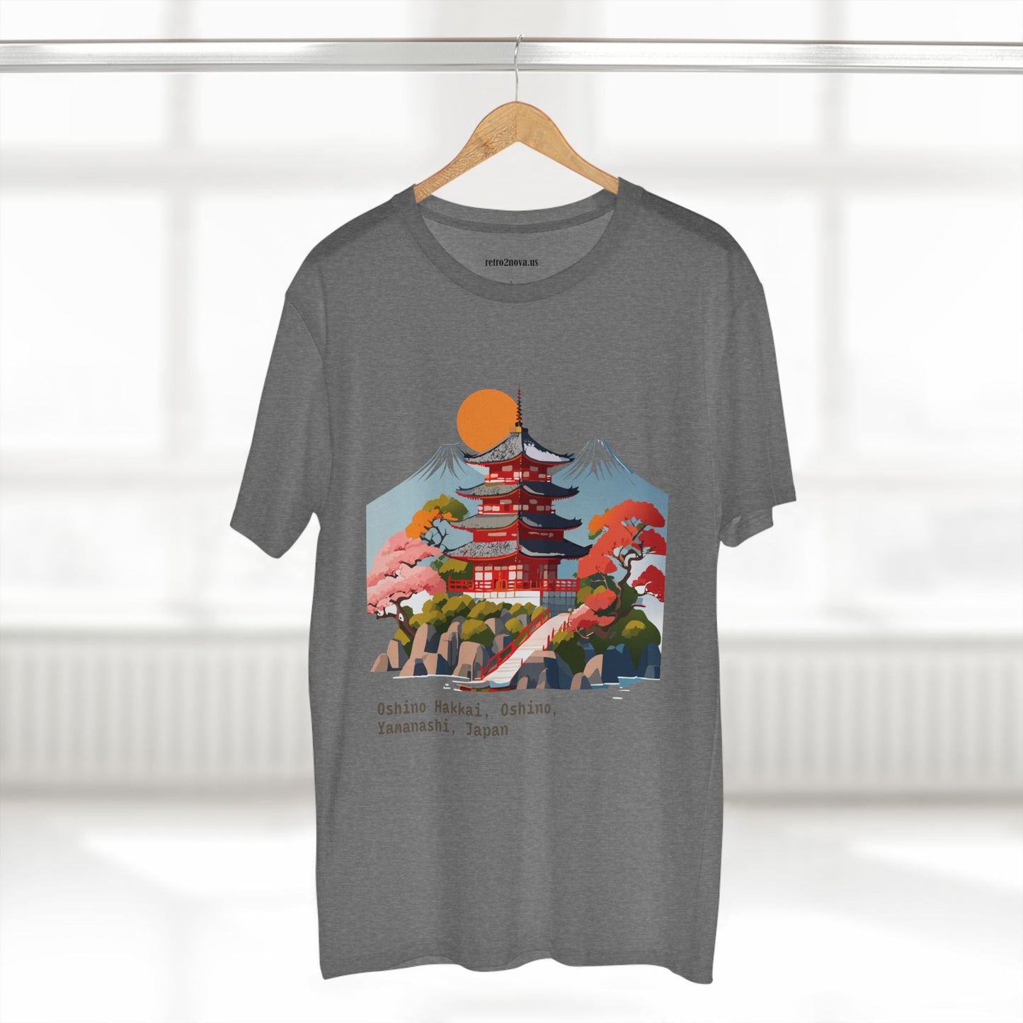 Retro2Nova Unisex Cotton Art Tee Travel Shirt Japan Shirt Style Discover Everyday Comfort