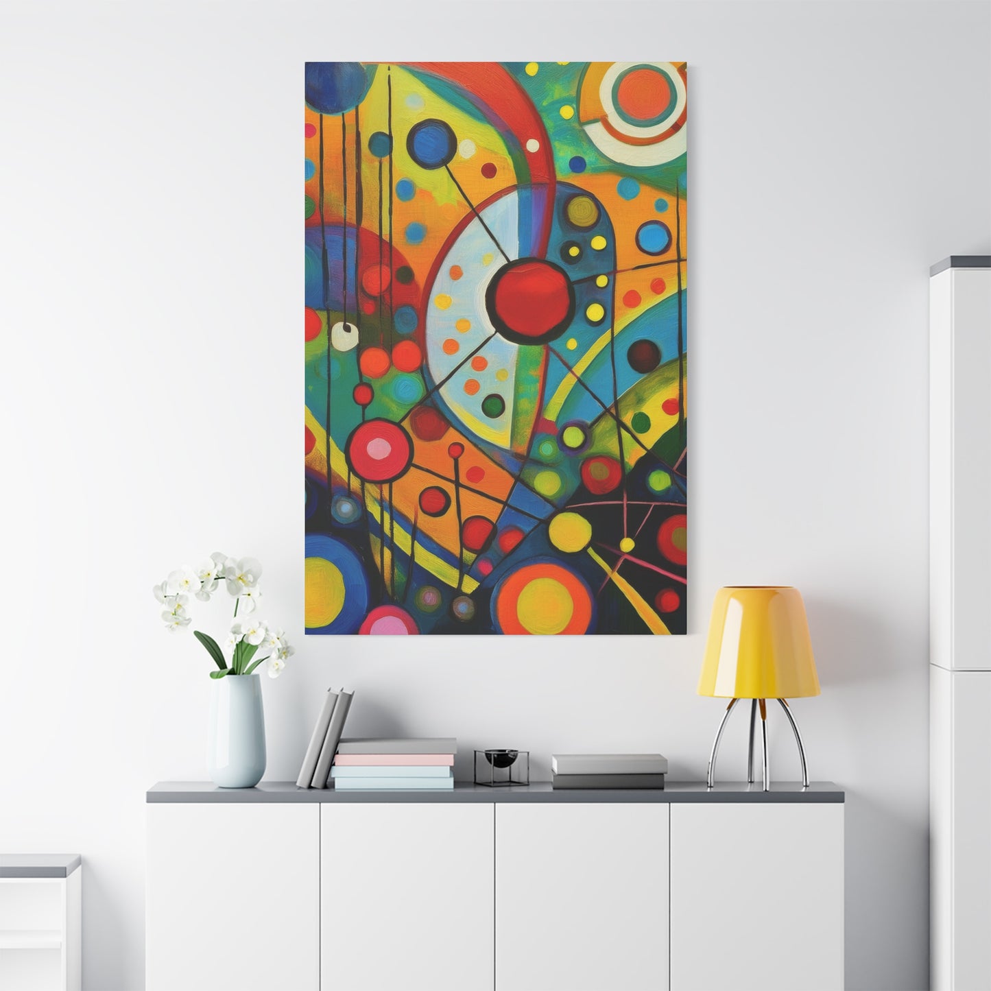 Abstract Oil Painting Print Canvas 20x24,20x30,24x30 24x32,24x36,30x40 32x48,36x48,40x60 Pine-Wood Inner Frame ABS-137