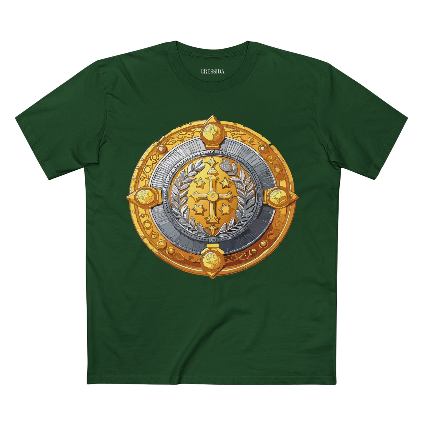 Antique Gold Coin Graphic Design T-Shirt Unisex 100 Cotton With Golden Print Artwork Tee 12
