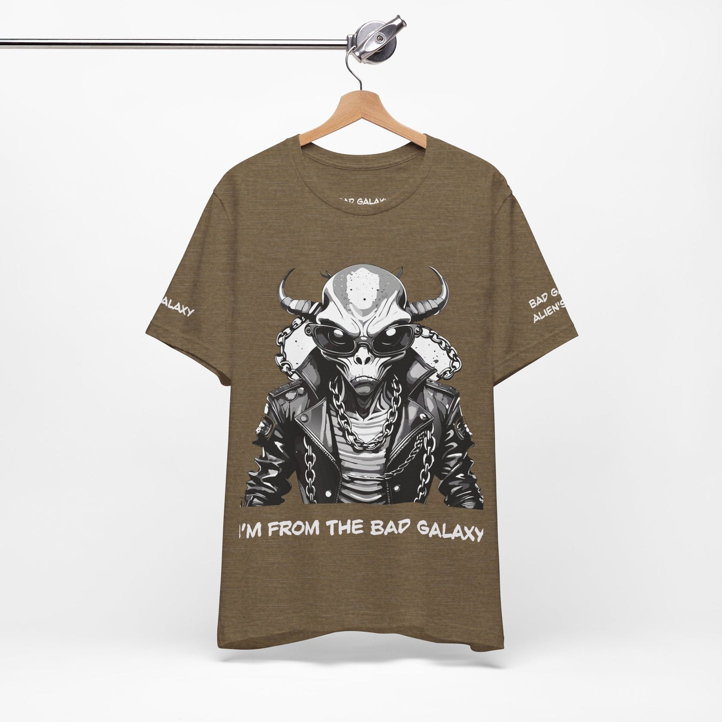 Alien Tee Shirt From Bad Galaxy 100 Cotton Made To Order With Eco Friendly Inks Free Shipping